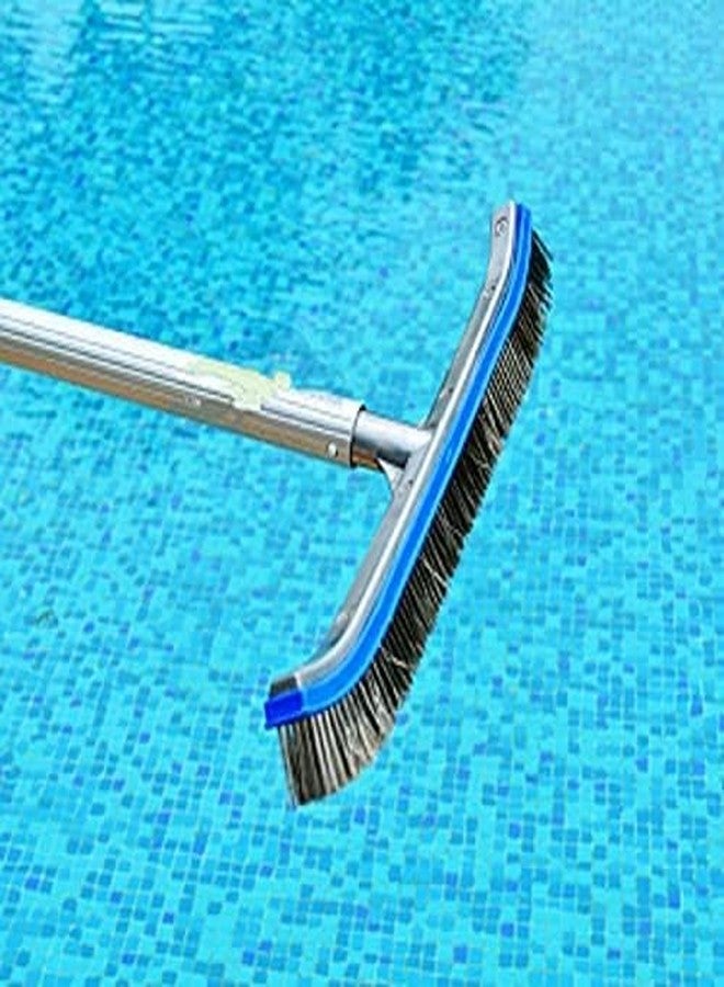 PETSON 18 inch Algae Brush, Stainless Steel Algae Brush SwimmingHelix Pool Brush Cleaner Pool Brush - Image 4